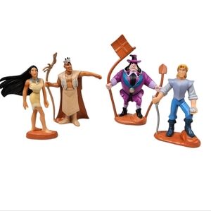 Vintage 1995 Disney Pocahontas PVC Figurines Set of‎ 4  B82